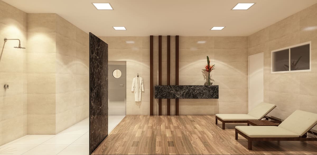 SAUNA C_ ÁREA DE DESCANSO